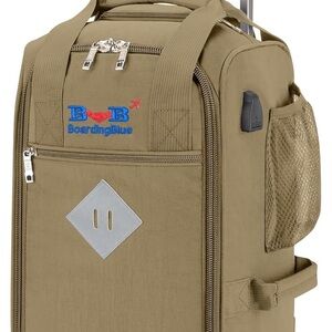 Underseat personal item bag meets UNITED AIRLINES size reqs